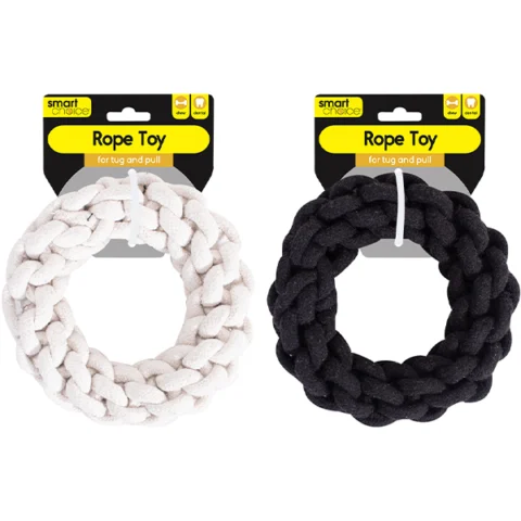 Smart Choice Knotted Rope Ring Dog Toy 16cm Assorted Colours