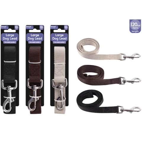 Smart Choice Large Dog Lead 1.2m Assorted Colours