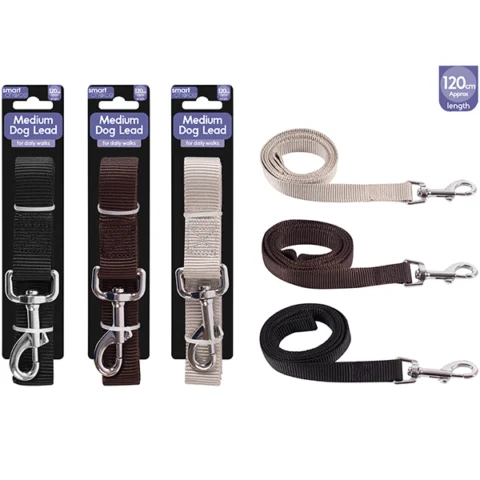 Smart Choice Medium 1.2m Assorted Dog Lead