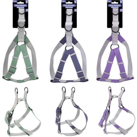 Smart Choice Medium-to-Large Dual Colour Dog Harness 50cm-65cm Assorted Colours