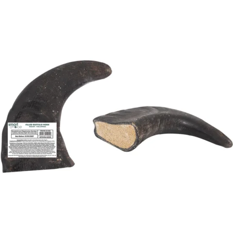 Smart Choice Natural Meat Filled Buffalo Horn Dog Treat