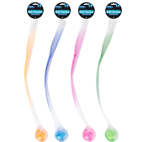 Smart Choice Pet Chucker With Squeaking Ball Assorted Colours
