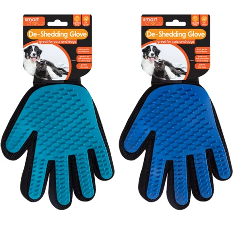 Smart Choice Pet Deshedding Grooming Glove Assorted Colours