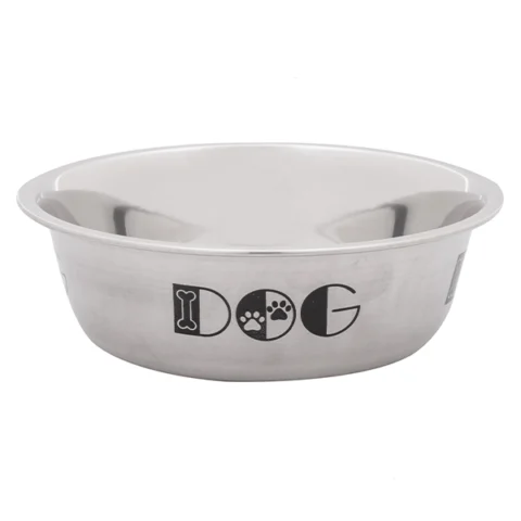 Smart Choice Polished Stainless Steel Dog Bowl 450ml