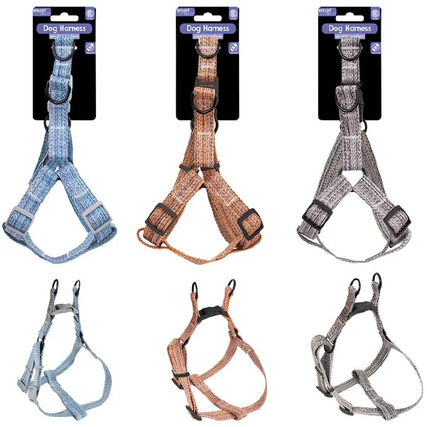 Smart Choice Small-to-Medium Woven Dog Harness 40cm-55cm Assorted Colours