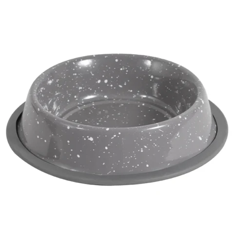 Smart Choice Speckled Stainless Steel Pet Bowl 400ml