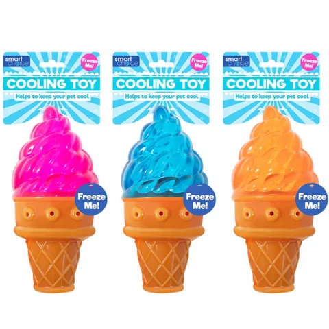 Smart Choice Summer Cooling Ice Cream Dog Toy Assorted Colours