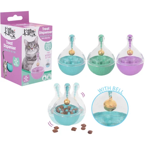 Smart Choice Treat Dispensing Jingle Cat Toy Assorted Colours
