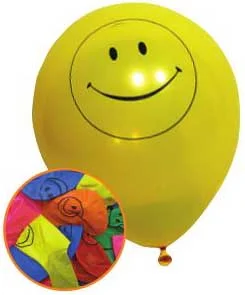 Smiley Balloons 12 Pack