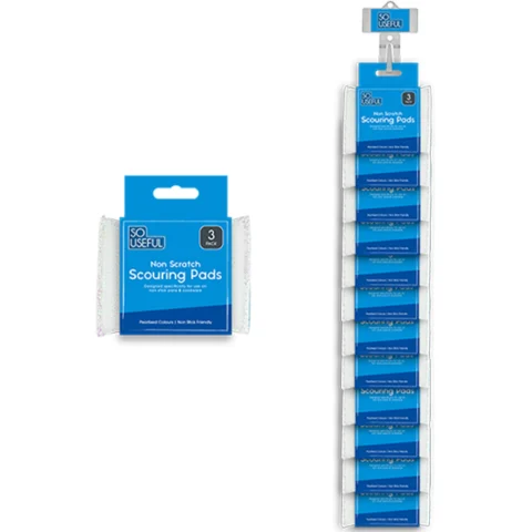 So Useful Pearl Non-Scratch Scouring Pads 3 Pack