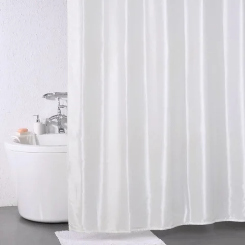 Solitiare Shower Curtain Cream