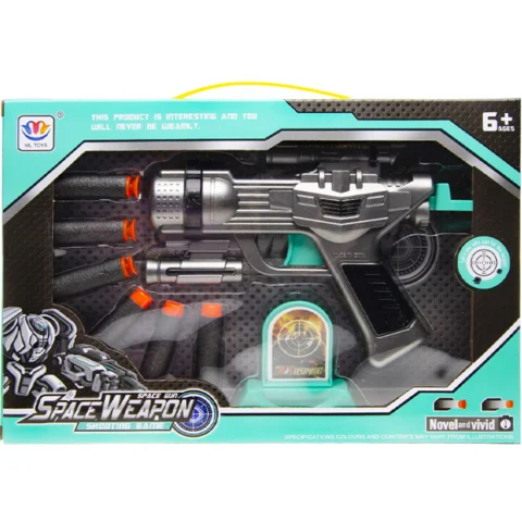 Space Gun Shooting Play Set 8pc