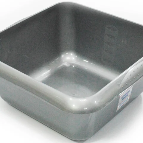 Square Bowl Silver 7l