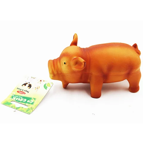 Squeaky Small Pig Pet Toy