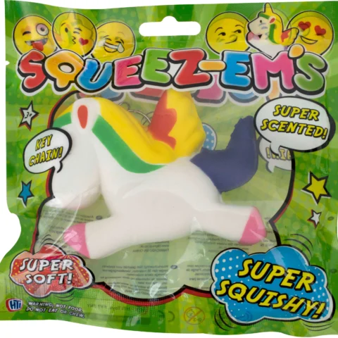 SQUEEZ-EMS SCENTED SUPER SQUISHY LARGE UNICORN