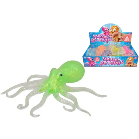 Squishy Octopus Squish Toy Assorted Colours