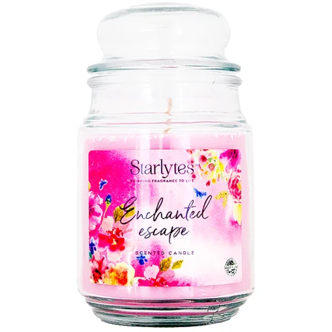 Starlytes Enchanted Escape Scented Jar Candle 18oz