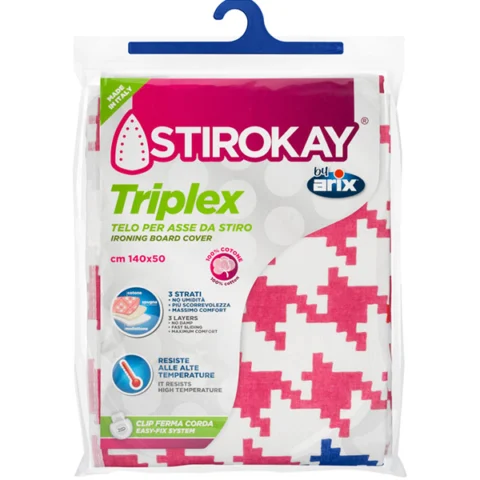 Stirokay Triplex Printed Ironing Board Cover 140cm X 50cm