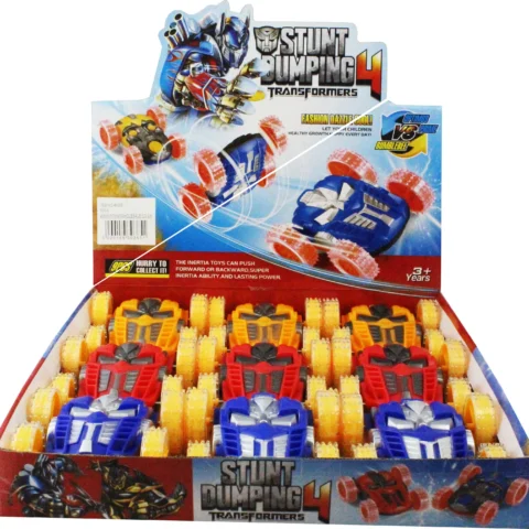 Stunt Dumping 10cm Transcar Friction With Rubber Grip Wheels In (30cm X 32cm X 5cm)
