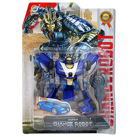 Super Change Action Figure Robot Samurai & Supercar