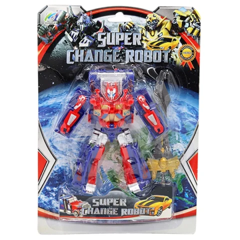 Super Change Robot Car Action Figure With Sword Assorted