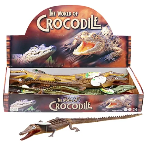 Super-Large Crocodile Squeaker Toys 20" Assorted 12pc