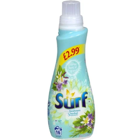 Surf 5 Herbal Extracts Washing Liquid 16W 560ml 4 Pack
