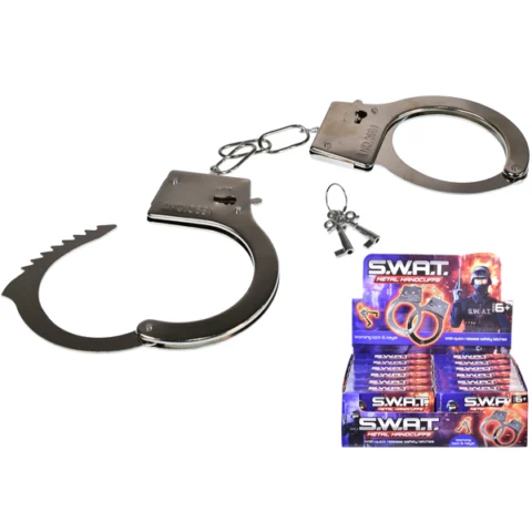 Swat Metal Handcuffs with Keys Toy