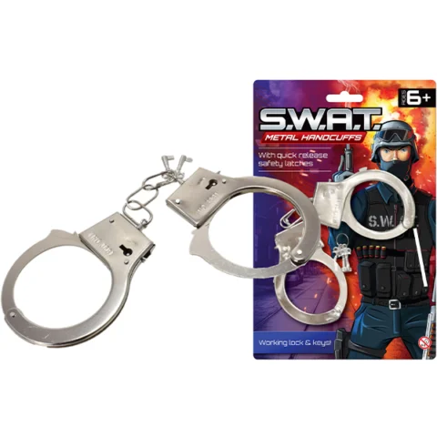 Swat Quick Release Police Metal Handcuffs