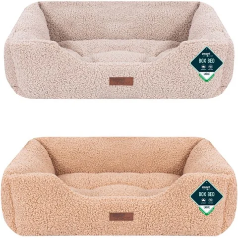 Sweet Dreams Boucle Sherpa Pet Bed Large 71cm X 58cm X 23cm Assorted Colours