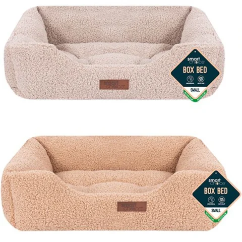 Sweet Dreams Boucle Sherpa Pet Bed Small 46cm X 36cm X 15cm Assorted Colours