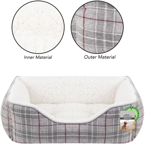 Sweet Dreams Heritage Pet Bed Medium 58cm X 48cm X 20cm