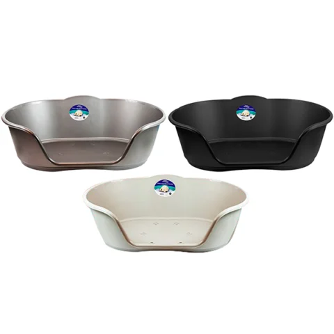 Sweet Dreams Plastic Pet Bed Xl 89cm X 60cm X 34cm Assorted Colours