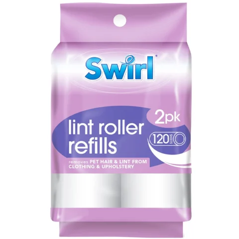 Swirl Lint Roller Refills 60 X 2 Pack
