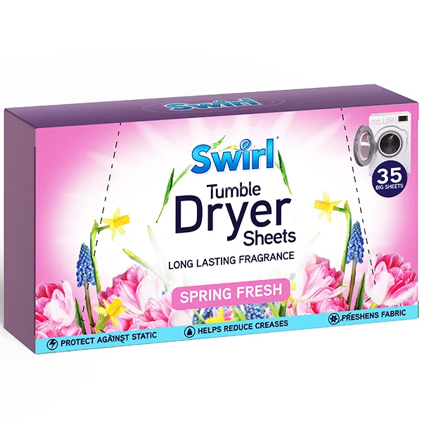 Swirl Spring Fresh Tumble Dryer Sheets 35 Pack