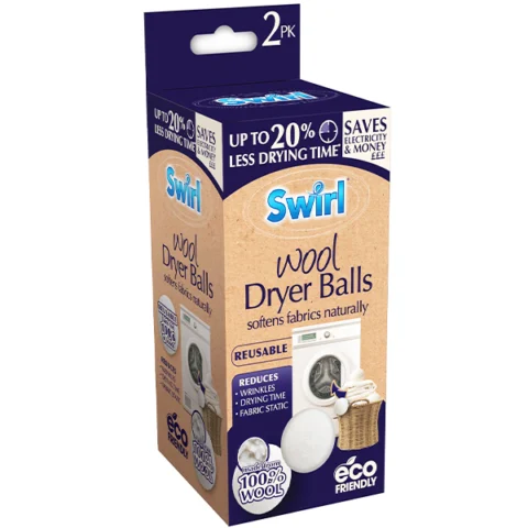 Swirl Wool Dryer Balls 2 Pack