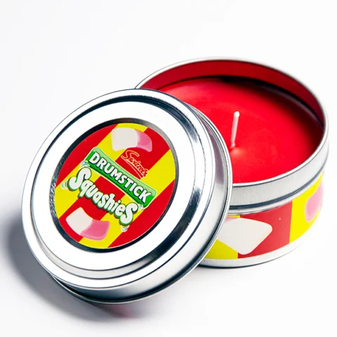 Swizzels Drumstick Squashies Tin Scented Candle 3oz