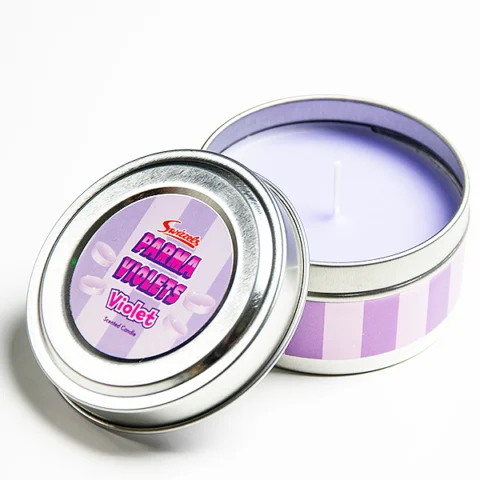 Swizzels Parma Violets Tin Scented Candle 3oz