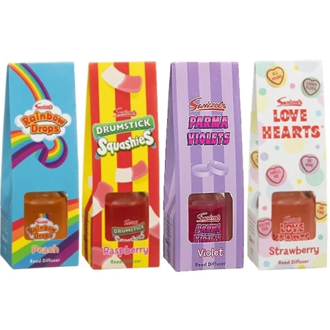 Swizzels Sweets Reed Diffuser 4 Assorted 50ml