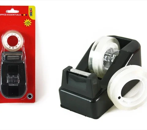 Tape Dispenser With 2/Rolls Tape