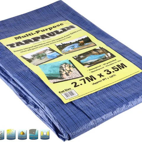 Tarpaulin Blue/Green 2.7M X 3.5m