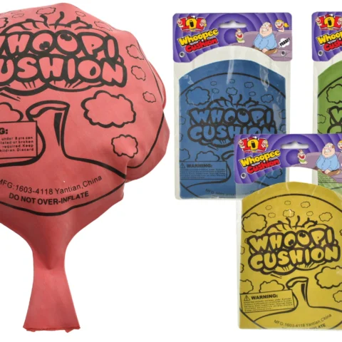 The Fun Squad Whoopee Cushion Large 8" Assorted Colours