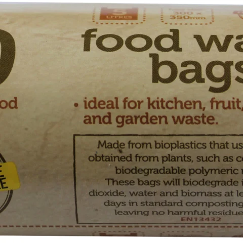 Tidyz 20 Biodegradable Food Waste Bags 5l