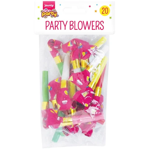 Time To Party Party Blowers 20pk