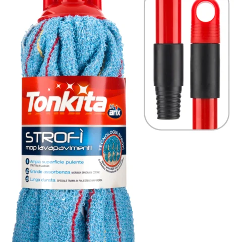 Tonkita Cotton Strofi Mop With Handle 130cm