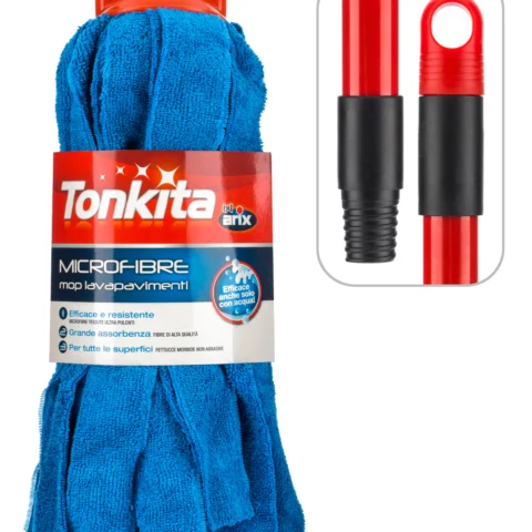 Tonkita Microfibre Mob With Handle 130cm