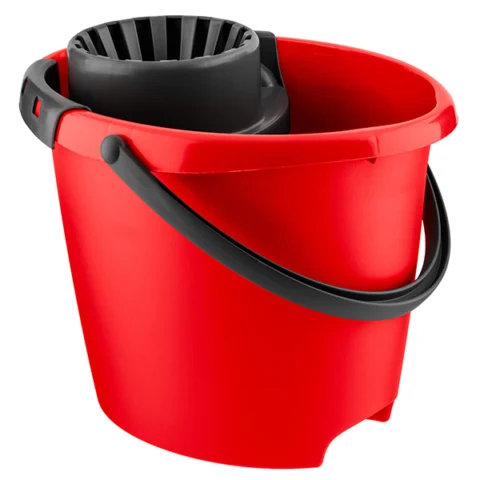 Tonkita Red Mop Bucket & Wringer 13L