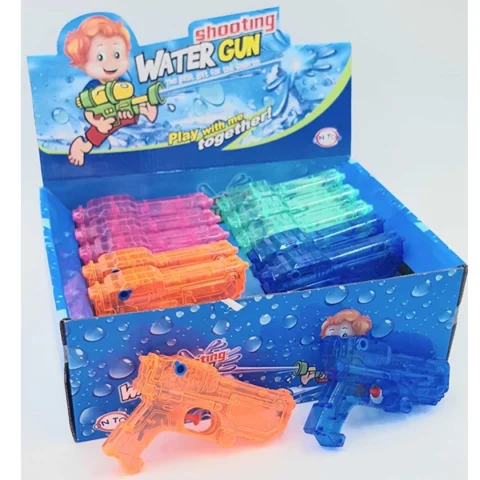 Transparent Water Pistol Assorted Colours