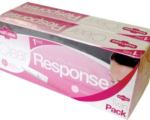Treat & Ease Clear Response Midstream Pregnancy Test 2 Pack