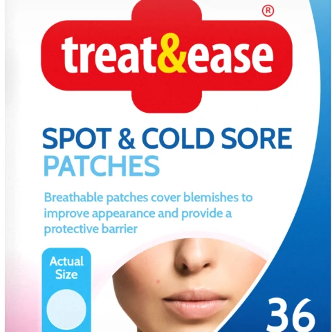 Treat & Ease Spot & Cold Sore 36 Assorted Patches